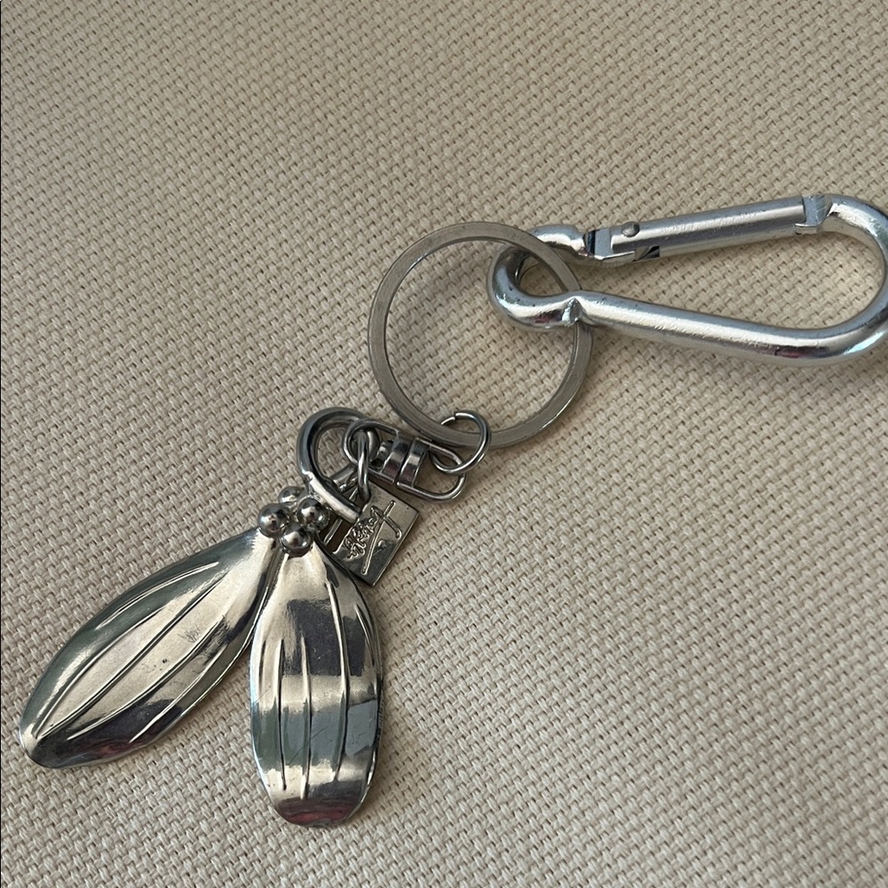 Michael Aram Silver “Holy Berry” Keychain with Carabiner